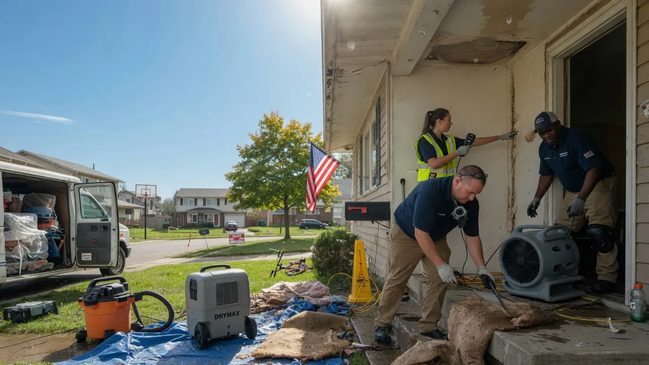 Water Damage Restoration in Buda, IL near me